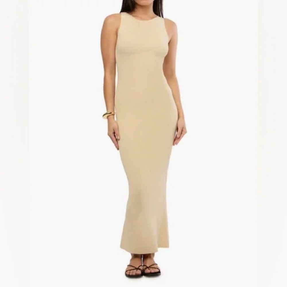 WeWoreWhat Boat Neck Midi Dress